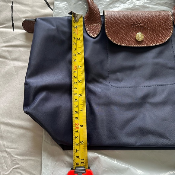 Longchamp Classic Navy Folding Waterproof Tote Women's - Picture 6 of 6